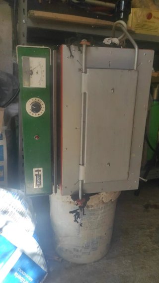 Horno eléctrico , para trabajos de esmalte