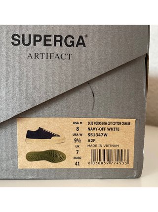 Superga Artifact 2432 T.41 (Azul/Blanco)