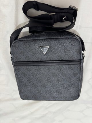 Bandolera Guess Negra/Gris Sin Uso
