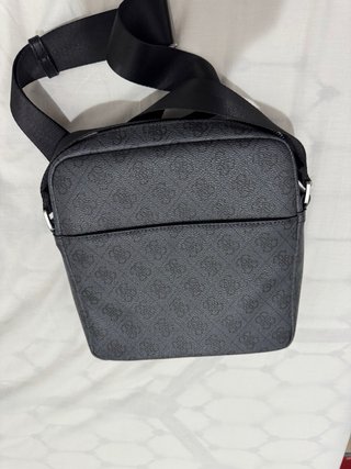 Bandolera Guess Negra/Gris Sin Uso