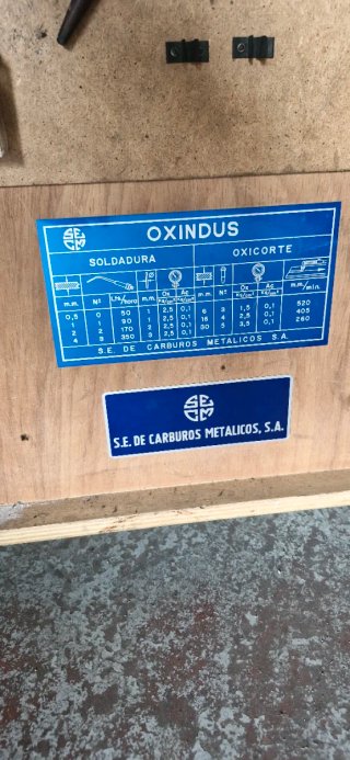 Soplete Oxígeno y Acetileno