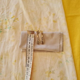 Orecchini pendenti stile greco oro