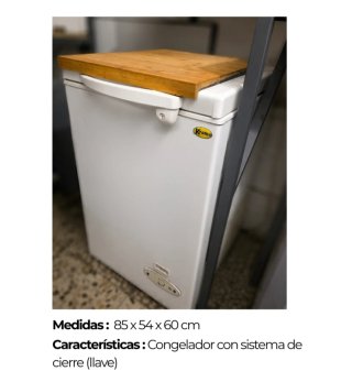 Congelador Kroma 85x54x60 cm