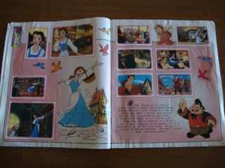Álbum Cromos La Bella y la Bestia Disney Años 90