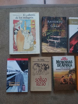 Lote 7 libros novelas bestsellers