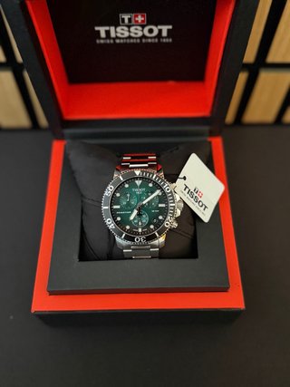 Tissot Seastar 1000 45.5mm Verde/Plata