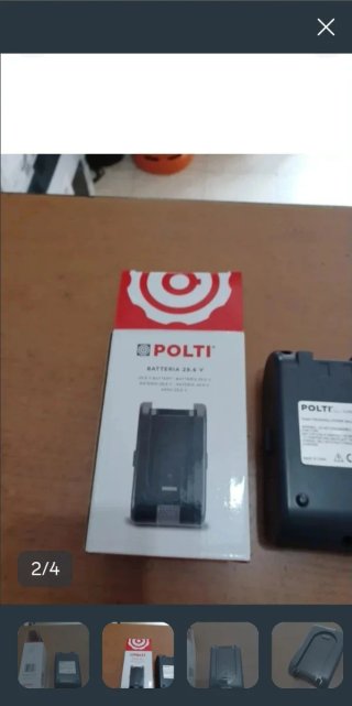 Batería Aspiradora Polti Forzaspira