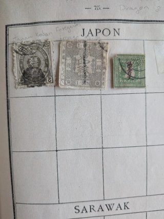 Sellos Japón 1800s