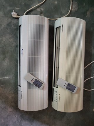 2 Aires calefactores Portátiles con Mandos