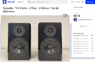 Altavoces Yamaha NX E 100 Piano Negro