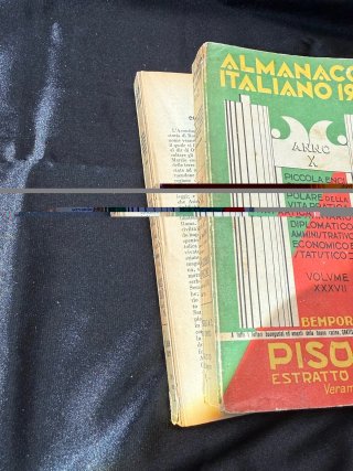 Almanacco Italiano Bemporad 1932 Anno X