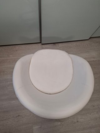 Silla giratoria Ikea Skruvsta blanca