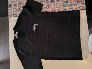 Camiseta Stussy Negra Hombre