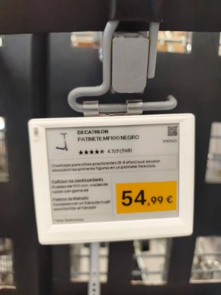 Patinete scooter Negro