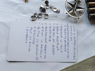 Lotto Vecchia Militeria: Giberna, Cartucce, Botton