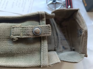 Lotto Vecchia Militeria: Giberna, Cartucce, Botton