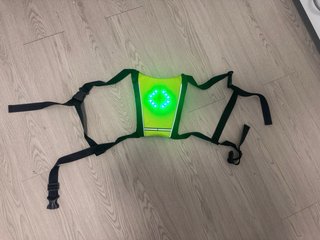 Chaleco reflectante LED Patinete Bicicleta