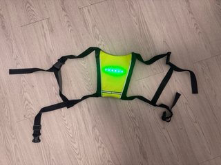 Chaleco reflectante LED Patinete Bicicleta