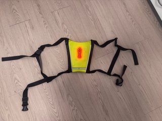 Chaleco reflectante LED Patinete Bicicleta
