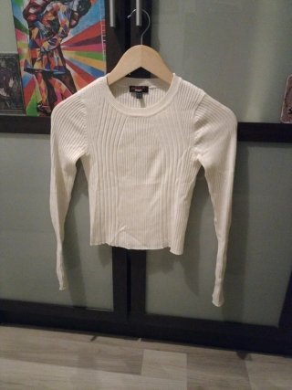 Camiseta manga larga acanalada