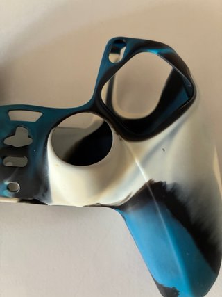 Funda Mando PS5 Camuflaje Azul/Blanco