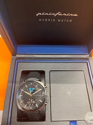Reloj Híbrido Pininfarina Senso Negro/Plata