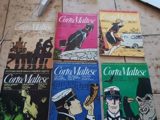 Blocco di riviste corto maltese anno 1985.1986