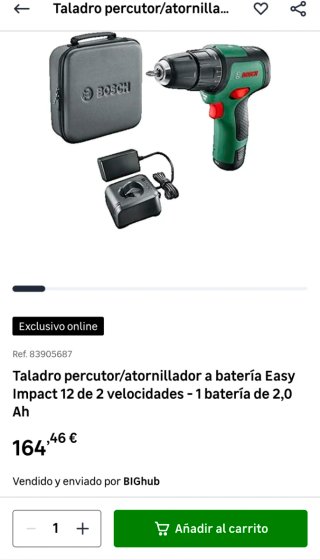 Taladro Bosch EasyImpact 12