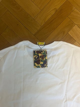 Camiseta Bape Azul y Blanca