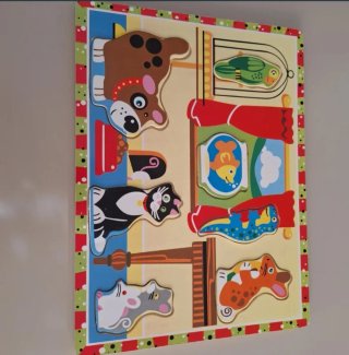 Lote 2 Puzzles Madera Didácticos Infantil