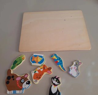 Lote 2 Puzzles Madera Didácticos Infantil