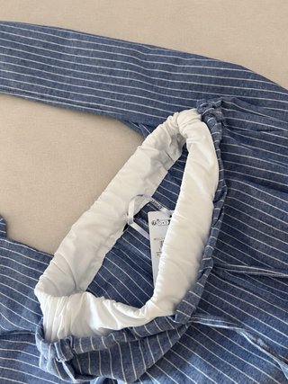Pantaloni Palazzo Coulisse Blu