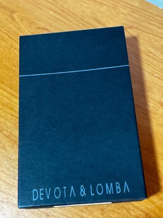 Monedero Piel Devota & Lomba Marrón y Dorado