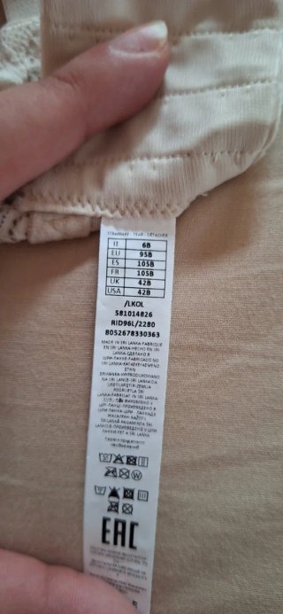 Sujetador Intimissimi Beige Encaje