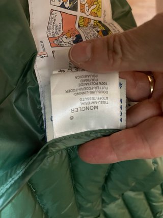 Chaqueta Moncler verde talla M