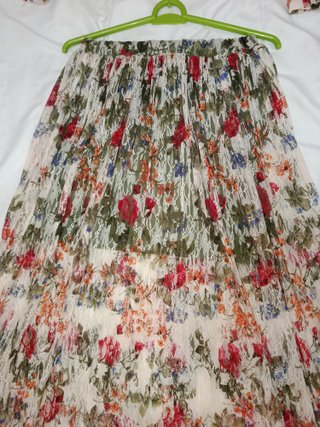 Conjunto Top y Falda Estampado Floral