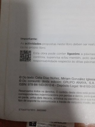 Lingua Galega e Literatura, 1 ESO, Operación mundo
