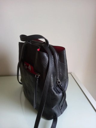 Mochila Desigual Negra Mickey Mouse