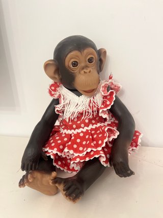 Chimpancé Reborn Vestido Flamenca