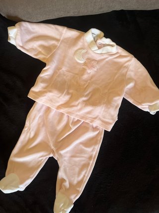 Conjunto bebé rosa nube y estrella