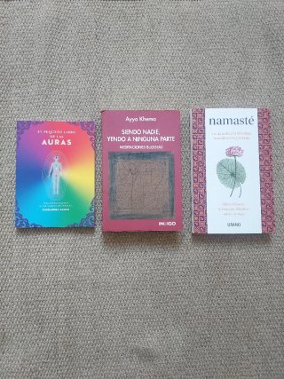 Lote 3 libros espiritualidad meditación