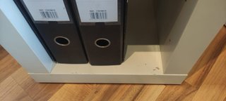 Patas mesa con almacenamiento IKEA blancas (2 uds)