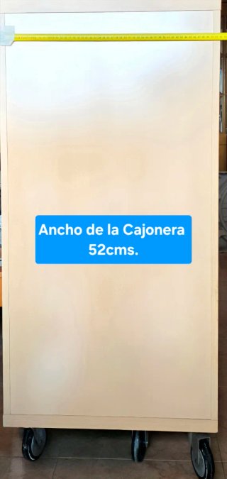 Cajonera auxiliar con ruedas
