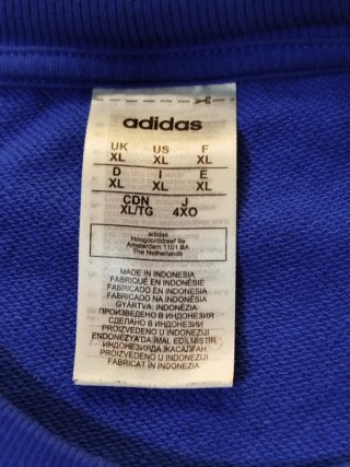 Sudadera Adidas Azul Talla XL