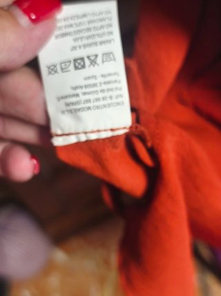 Blusa manga corta Encuentro naranja