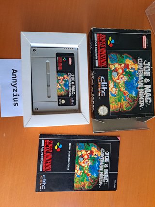 Joe & Mac Caveman Ninja SNES PAL
