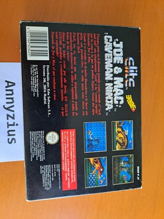 Joe & Mac Caveman Ninja SNES PAL