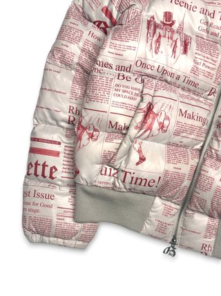 Chaqueta John Galliano Newspaper Print Talla Única