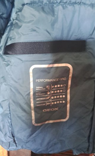Anorak Geox Azul con Capucha