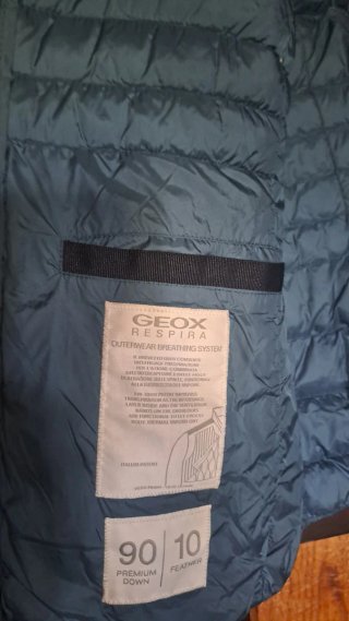 Anorak Geox Azul con Capucha